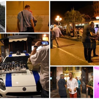 Sanremo: una sera con la Polizia Municipale, serie di controlli ai venditori abusivi, ma non solo... (Foto e Video)