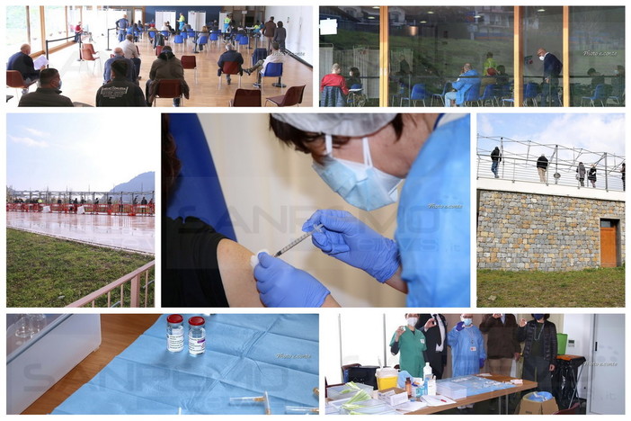 Camporosso: al centro 'Falcone' in tre mesi potrebbero essere vaccinati tutti residenti del comprensorio intemelio (Foto) Camporosso: al centro 'Falcone' in tre mesi potrebbero essere vaccinati tutti residenti del comprensorio intemelio (Foto)