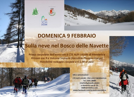 Domenica 9 febbraio, prima escursione dell'anno sulla neve nel magico Bosco delle Navette Domenica 9 febbraio, prima escursione dell'anno sulla neve nel magico Bosco delle Navette