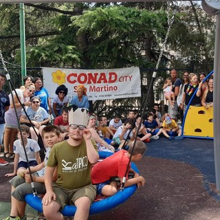 Sanremo: la Polisportiva IntegrAbili ringrazia il Conad City di San Martino per la donazione al centro estivo