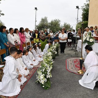 Sanremo: ieri la celebrazione delle Comunioni alla Chiesa della frazione di San Giacomo (Foto)