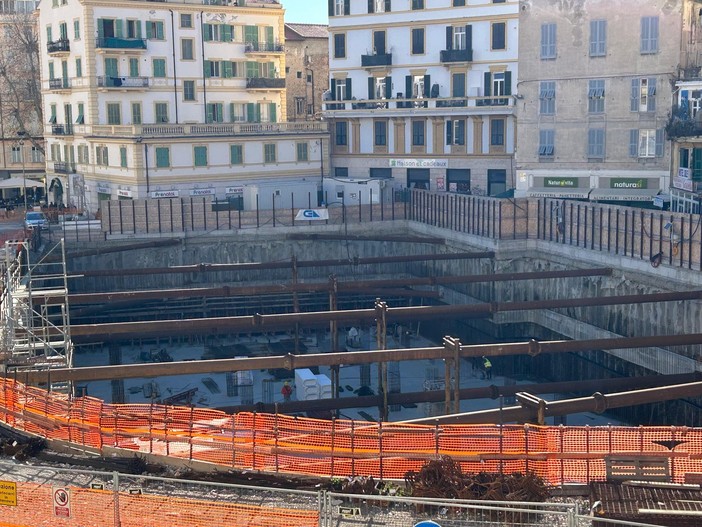 Sanremo: cantiere del parcheggio di piazza Eroi fermo, dal Comune confermano la ripresa dei lavori lunedì prossimo