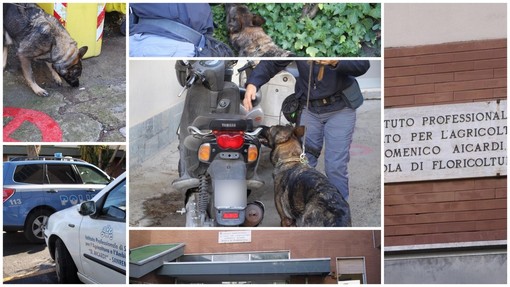 Sanremo: proseguono i controlli antidroga nelle scuole, esito negativo stamane all'Agraria 'Aicardi' (Foto)