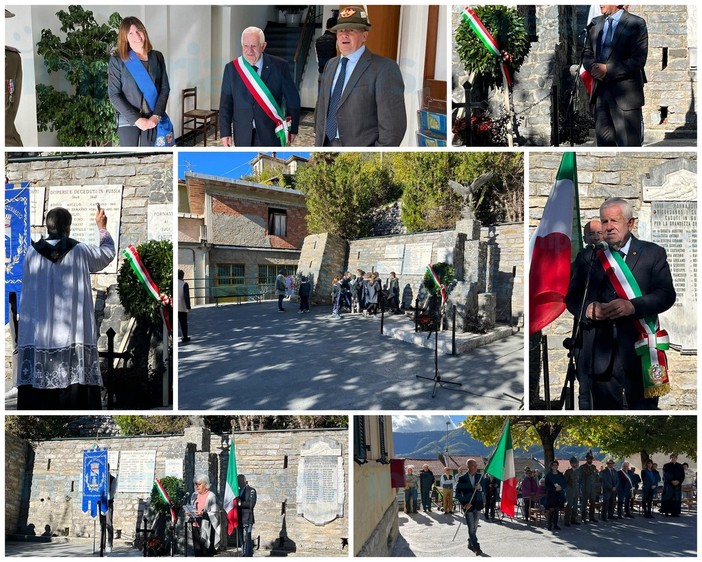 Pornassio: celebrata questa mattina la Festa dell'Unità Nazionale, con il Sindaco Adolfo il Generale Bellacicco (Foto) Pornassio: celebrata questa mattina la Festa dell'Unità Nazionale, con il Sindaco Adolfo il Generale Bellacicco (Foto)