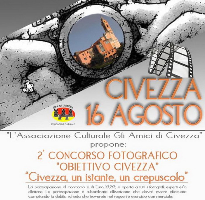 Al via la 2a edizione del concorso fotografico 'Obiettivo Civezza' per promuovere il borgo Al via la 2a edizione del concorso fotografico 'Obiettivo Civezza' per promuovere il borgo