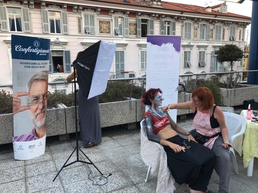 Sanremo: Moac, successo per lo spettacolo di body painting organizzato da Confartigianato