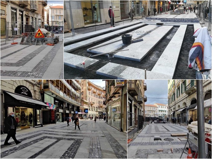 Il cantiere di via Matteotti