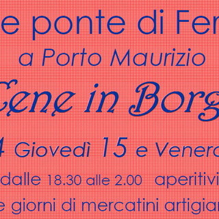 Imperia: da mercoledì a venerdì torna l'appuntamento con le 'Cene in Borgo' alla Marina