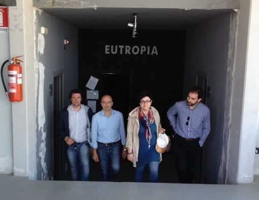 Elezioni Amministrative: candidato sindaco Carlo Capacci in visita al polo universitario imperiese
