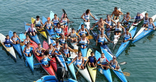 Canoa: ottimi risultati della Canottieri Sanremo sul lago di Caldonazzo (TN)