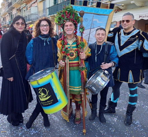 Il sestiere Burgu di Ventimiglia ha partecipato domenica a 'CarnevaLoa 2023' a Loano