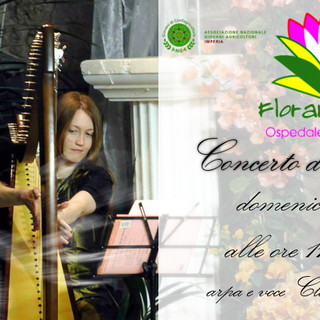 Ospedaletti: Floranga 2013, domenica 7 aprile concerto d'arpa di Claudia Murachelli