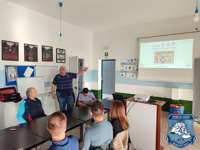 L'incontro nella club house del Sanremo Rugby L'incontro nella club house del Sanremo Rugby