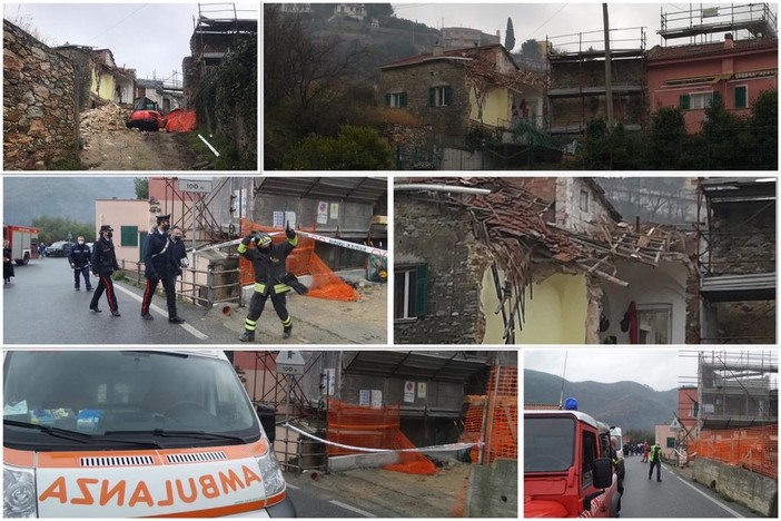 Dal savonese: Tovo San Giacomo, crollo all'interno di un cantiere edile. Morto un uomo travolto dalle macerie (Foto e Video) Dal savonese: Tovo San Giacomo, crollo all'interno di un cantiere edile. Morto un uomo travolto dalle macerie (Foto e Video)