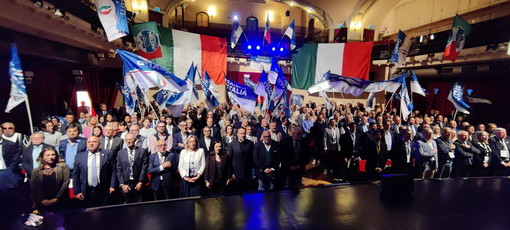 Convention di Fratelli d'Italia a Sanremo per un anno di governo ma anche il via alla campagna elettorale (Foto e Video) Convention di Fratelli d'Italia a Sanremo per un anno di governo ma anche il via alla campagna elettorale (Foto e Video)