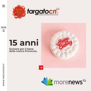 Buon compleanno Targatocn! 15 candeline dedicate a tutti i nostri lettori del nostro quotidiano cuneese