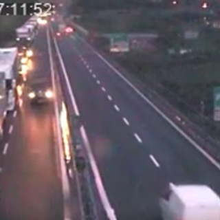 Incidente in autostrada, sull'A10 traffico bloccato tra Sanremo e Ventimiglia (Foto)