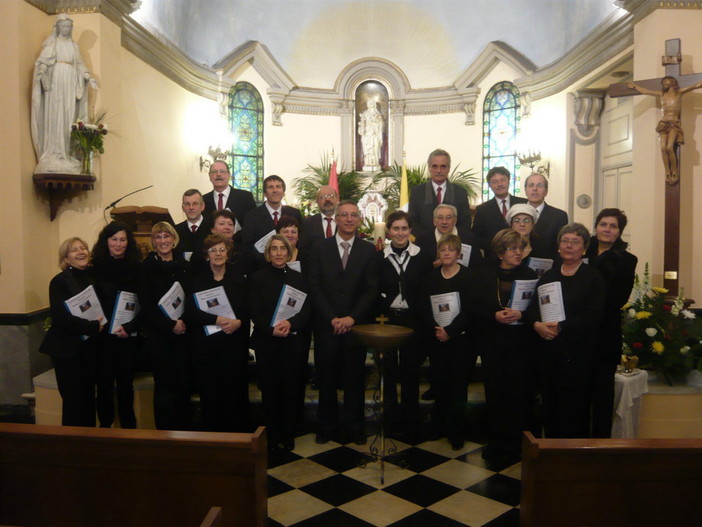Montecarlo. grande successo del coro di Cristo Re (Ventimiglia) oggi a Santa Devota