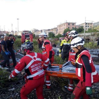 Anche la Croce Rossa di Sanremo ed Imperia a Genova per aiutare i soccorritori in Val Polcevera