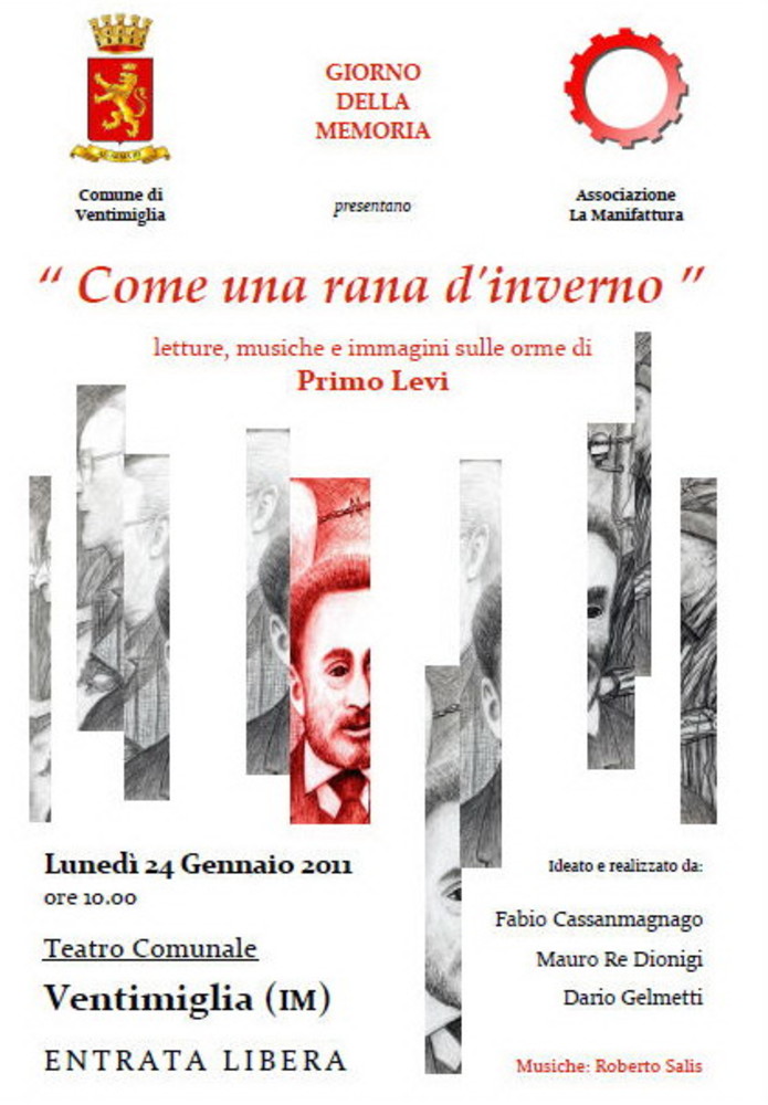 Lunedì prossimo alle 10 la città di Ventimiglia ricorda la 'Giornata della Memoria' Lunedì prossimo alle 10 la città di Ventimiglia ricorda la 'Giornata della Memoria'
