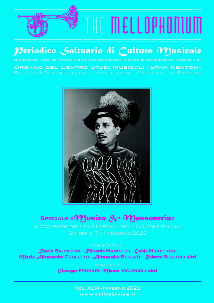 Il 46° fascicolo della rivista di cultura musicale 'Mellophonium' indaga i retroscena massonici della musica Il 46° fascicolo della rivista di cultura musicale 'Mellophonium' indaga i retroscena massonici della musica
