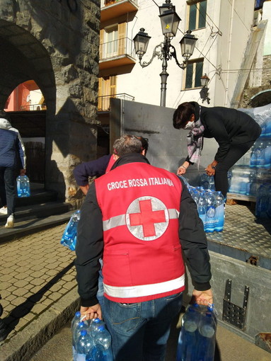 Molini di Triora: solidarietà della Croce Rossa di Sanremo agli abitanti colpiti dall'alluvione