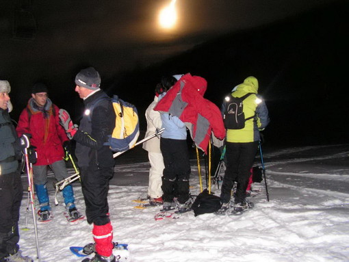 Colle di Nava: sabato prossimo la ciaspolata notturna organizzata da 'Monesi Young'