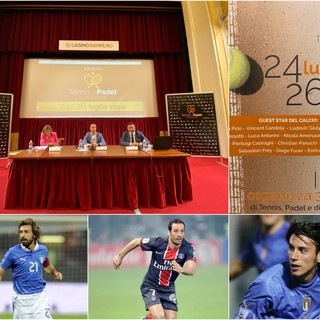 I grandi nomi del calcio si danno appuntamento nella Città dei Fiori per la ‘Sanremo Tennis&amp;Padel Challenge (Video)