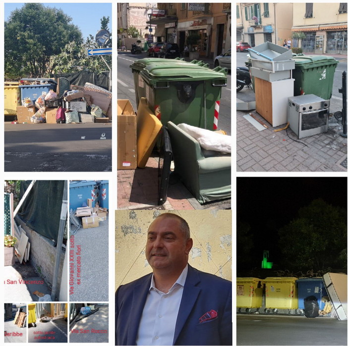 Vallecrosia: caos rifiuti, Perri “Chiediamo un intervento all’Amministrazione, più controlli per combattere l'inciviltà” Vallecrosia: caos rifiuti, Perri “Chiediamo un intervento all’Amministrazione, più controlli per combattere l'inciviltà”