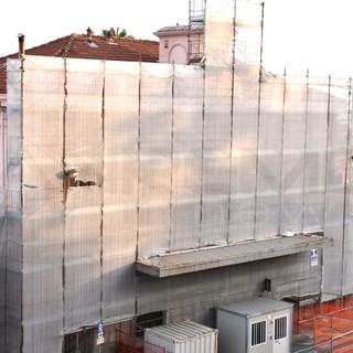 Il cantiere della ex stazione di piazza Cesare Battisti