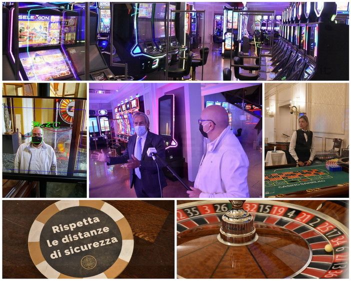 Le immagini dall'interno del Casinò di Sanremo