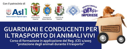 Diano Marina: scatta il 3 giugno il primo corso di formazione 'Guardiani e conducenti per il trasporto di animali vivi' Diano Marina: scatta il 3 giugno il primo corso di formazione 'Guardiani e conducenti per il trasporto di animali vivi'