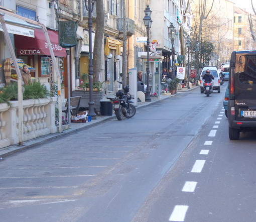 Sanremo: potatura dei platani di corso Garibaldi, intervento de 'La Destra' Sanremo: potatura dei platani di corso Garibaldi, intervento de 'La Destra'