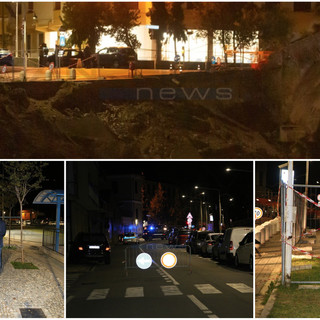 Crollo dell'argine a Taggia: viabilità interrotta e case senza acqua, Conio "Ci aspettiamo disagi. Chiedo scusa in anticipo ai cittadini" (Foto e video)