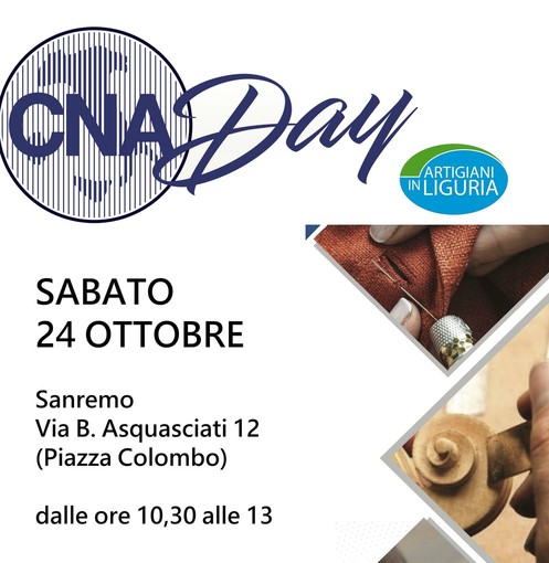 Sabato il CNA Day nella sede di Sanremo: uffici aperti per imprenditori, pensionati e cittadini