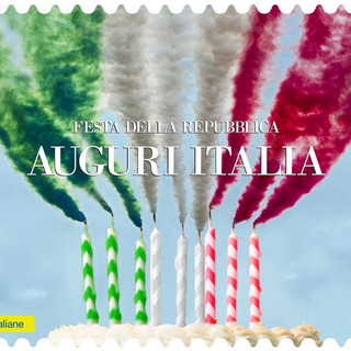 Negli uffici postali della provincia di Imperia la cartolina della Festa della Repubblica
