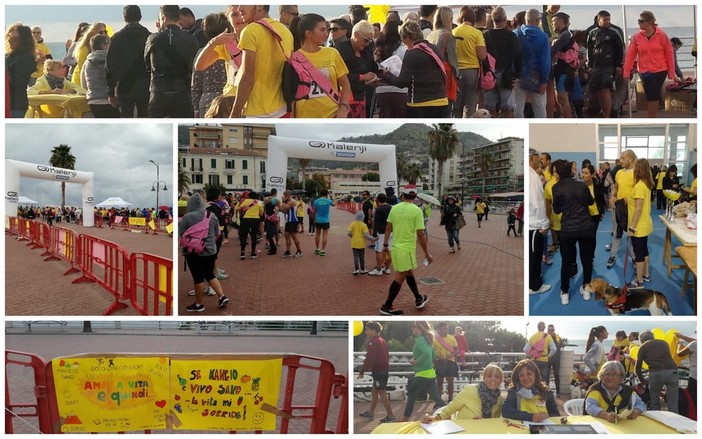 Ventimiglia: la pioggia non ferma la voglia di ricordare Fabiola, in 700 per la maratona in città (Foto e Video)