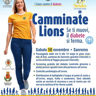 Sanremo: domani e sabato serie di iniziative dei Lions per le 'Giornate mondiali del diabete'