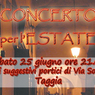 Taggia: sabato prossimo in via Soleri la 1 edizione del 'Concerto d'Estate' Taggia: sabato prossimo in via Soleri la 1 edizione del 'Concerto d'Estate'