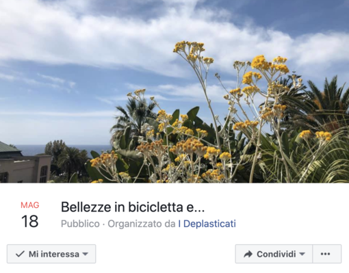 Sanremo: immortalate il bello durante una pedalata, al via il concorso fotografico “Bellezze in bicicletta e…” de I Deplasticati