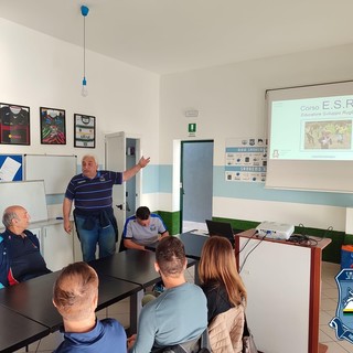 L'incontro nella club house del Sanremo Rugby