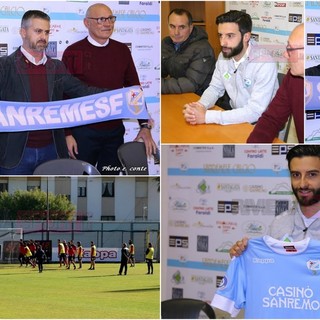 Calcio, Serie D. Sanremese, la presentazione di mister Massimo Costantino (FOTO e VIDEO)