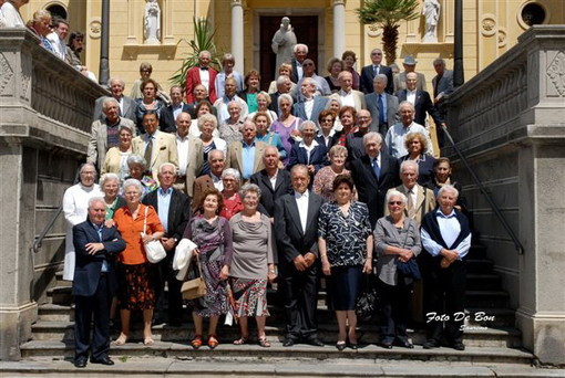 Sanremo: domenica scorsa la giornata di festa per gli 80 anni della 'classe' 1933