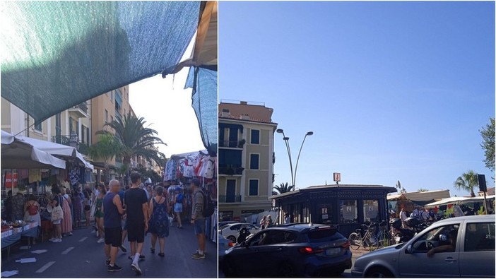 Mercato del venerdì e code: traffico in tilt a Ventimiglia (Foto)