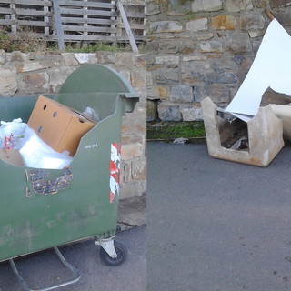 Sanremo: cuccia di eternit abbandonata in frazione Verezzo, lettore ne chiede la sua rimozione Sanremo: cuccia di eternit abbandonata in frazione Verezzo, lettore ne chiede la sua rimozione