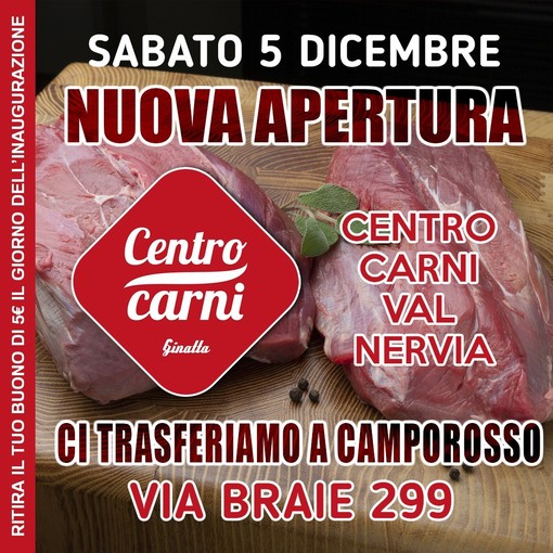 Ginatta apre un Nuovo Centro Carni a Camporosso. Sabato 5 dicembre l'inaugurazione