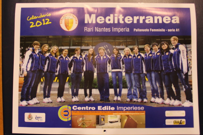 Pallanuoto: presentato il calendario 2012 della "Mediterranea Imperia"