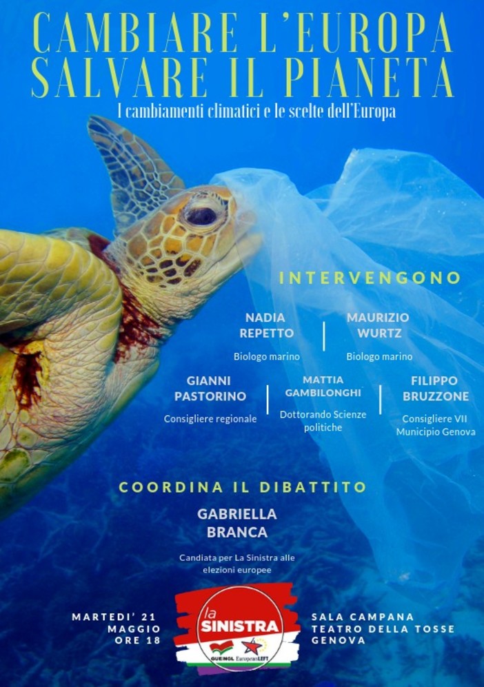 Cambiare l’Europa e Salvare il pianeta, la candidata Maria Gabriella Branca (La Sinistra) e il tema del clima Cambiare l’Europa e Salvare il pianeta, la candidata Maria Gabriella Branca (La Sinistra) e il tema del clima