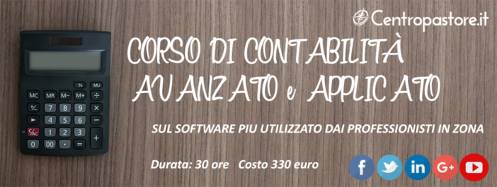 Imperia: al Centro di Formazione Professionale “G. Pastore” via ad una nuova edizione del corso “Contabilità Avanzato”