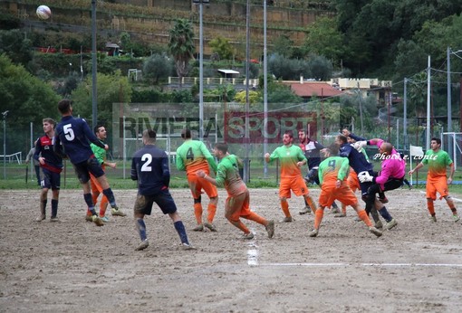 Il Camporosso a caccia dei tre punti nel recupero di campionato sul campo dell'Aurora (foto Eugenio Conte)